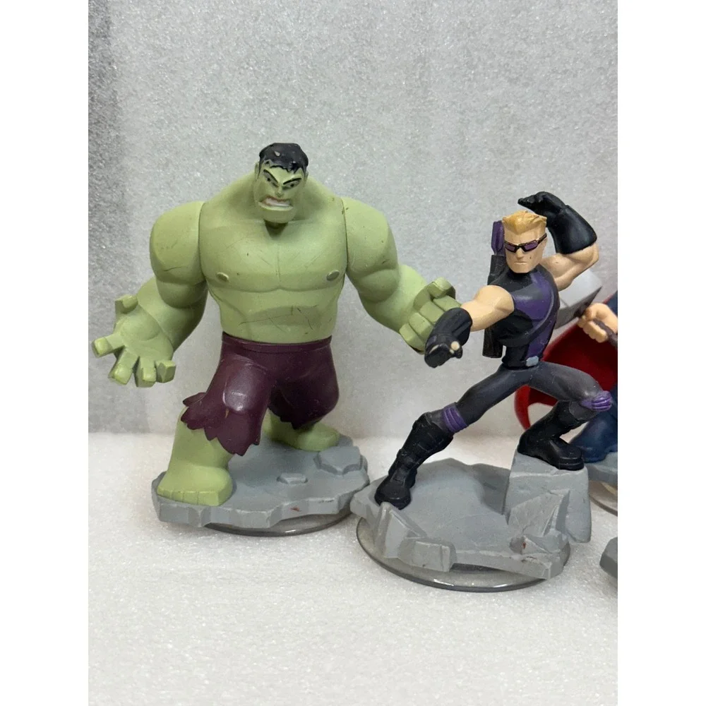 Disney Infinity‎ Marvel Avengers Hulk Hawkeye Thor Black Widow Figures 2.0